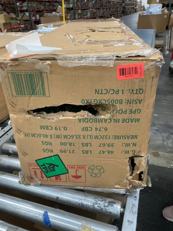 Photo 1 of ***(SELLING AS IS )*** National Tree Company 7.5 ft Pre-Lit Dunhill Fir Artificial Christmas Tree, 700 LED Lights, 2,514 Tips, Foot Pedal, 10 Light Functions, Includes Stand, Green