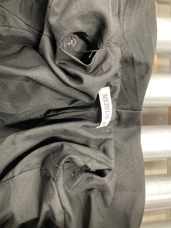 Photo 1 of ***SEAM UNSEWED INSIDE ON LINER AT SHOLDERS***Mebius Girls Blazer Jacket Shawl Collar Long Sleeve Formal Blazers Open Front Suit Jackets Solid Color Outerwear Kids Black 8Y***12.5" ACROSS BACK SHOULDERS***