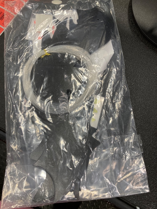 Photo 1 of 12 Pack Halloween Decorations Hanging Bats - 3 Style Scary Hanging Bat Set with 3D Bats Sticker, Outdoor Scary Flying Bats Set for Yard, Haunted House, Party - Indoor Outdoor Waterproof Decor