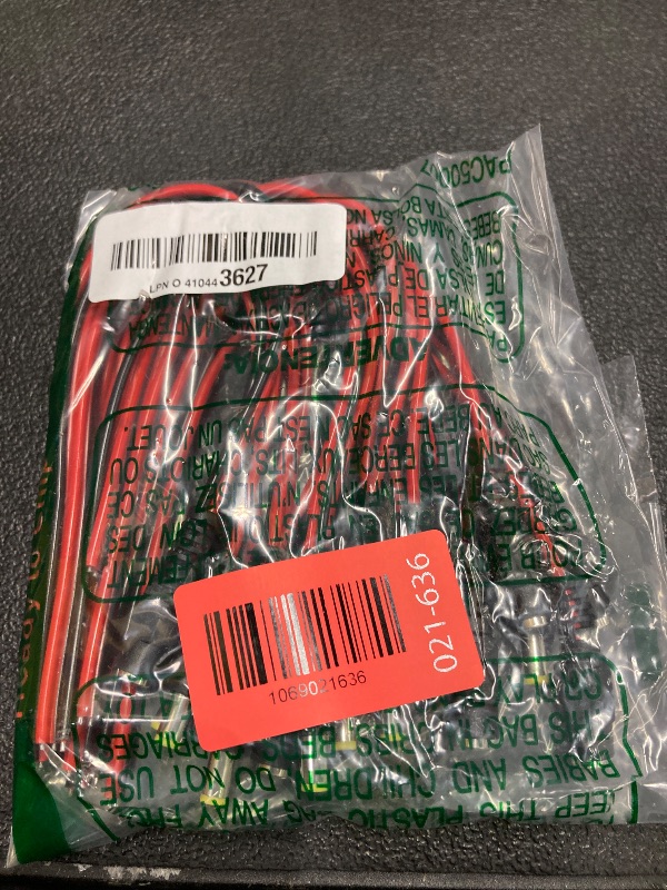 Photo 1 of (Real 18AWG) 10 Pairs 12V 5A DC Power Pigtail Barrel Plug Connector Cable, 2.1mm x 5.5mm Male Female DC Pigtail Connectors for CCTV Security Camera and 12V Power Supply Adapter by MILAPEAK