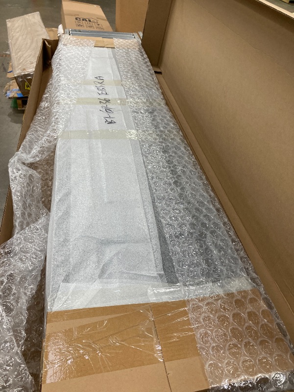 Photo 1 of **The photo is only to the reference, the item inside is different , not mirror**Cal Bifold Doors for 84" x 22" Closet Folding Doors with Hardware kit Included, Easy Assembly, Grey