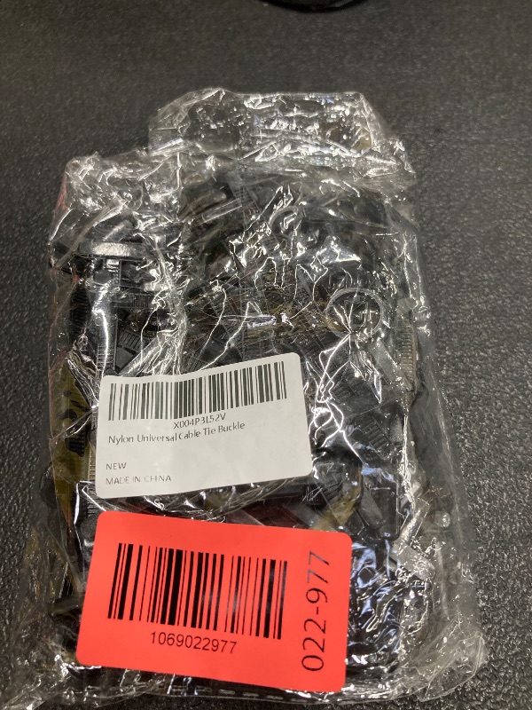 Photo 1 of 100PCS Nylon Universal Cable Tie Buckle - Heavy Duty Self-Locking Zip Ties Holder with Pin & Button Design for Car Daily Auto Fixing, Car Plastic nylon Zip Ties