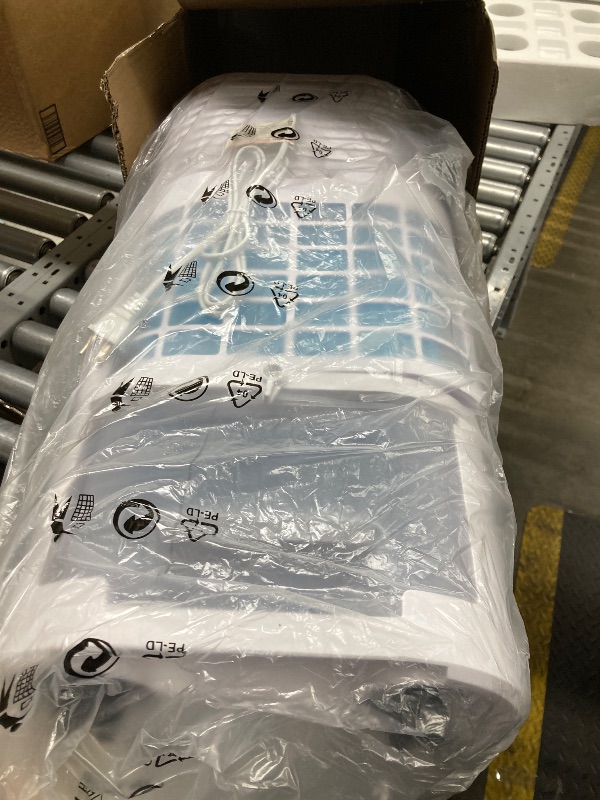 Photo 1 of 24" Windowless Portable Air Conditioner, 15H Timer & 120°Oscillation, 3-IN-1 Portable AC Unit with Remote, 2-Gal Tank, 3 Modes & 3 Speeds, Ultra-Quiet Ventless Swamp Cooler for Home Office, Pearl