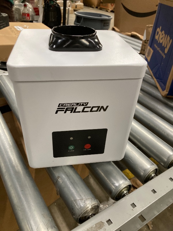 Photo 1 of ***FILTER IS MISSING***Creality  Purifier for Falcon A1 Laser Engraver, Fume Extractor for Most Laser Enclosure(Exhaust Duct Diamter: 2.6-3 inch), 45W Power Low Noise, 97% Purification Rate***FILTER IS MISSING***