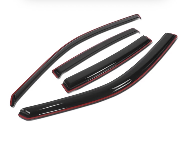 Photo 1 of 
Auto Dynasty 4Pcs in-Channel Window Visor Compatible with 2011-2023 Dodge Charger, Deflector Rain Guard, Acrylic Black