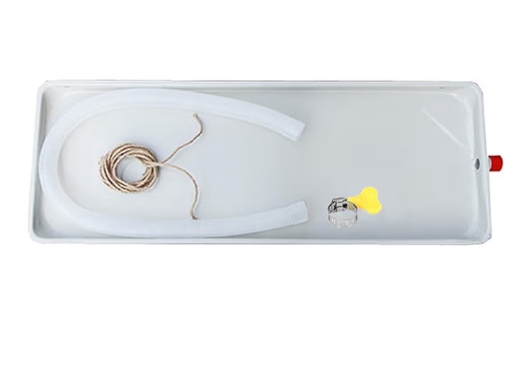 Photo 1 of
Air Conditioner Drip Pan Portable Ac Water Catcher Condensate Drain Pan with Drain Hole and Hose Drip Tray for Indoor Units Split Air Conditioners