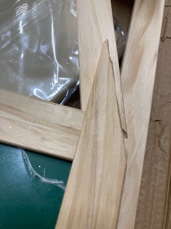 View 4 of ***2 LEGS ARE BROKEN***JOYOOSS Kids Wooden Easel with Paper Roll - Adjustable Magnetic Double Sided Drawing Board Whiteboard & Chalkboard Dry Easel Board,Children Art Easel for 3~12 Years Kids Boys Girls Painting Drawing***2 LEGS ARE BROKEN**