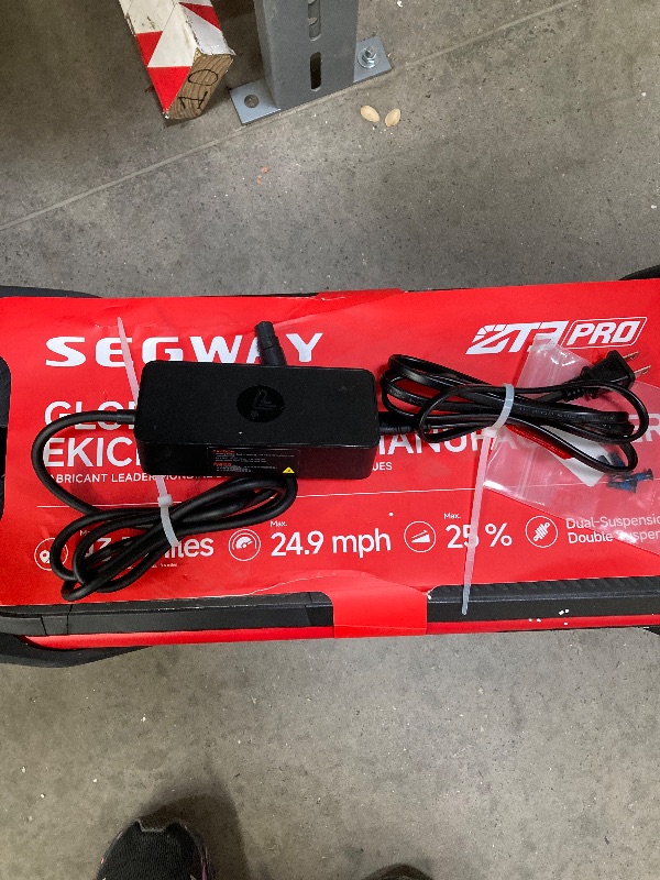 Photo 1 of ***WITH CHARGER/NO HANDBOOK/DAMAGED BOX**Segway ZT3 Pro Electric Scooter, Up to 24.9 MPH, 43.5-Mile Range, Dual Suspension, Flash Charge, 1600W Peak Motor, Off-Road Scooter for Adults UL Certified (UL2272/2271)