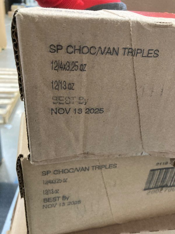 Photo 1 of ***BB 11/13/2025***Snack Pack Chocolate Vanilla Flavored Pudding Cups, 3.25 oz., 4-Count (Pack of 12)