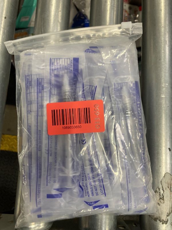 Photo 1 of 1ml Luer Lock Syringe, Syringes Without Needle, Disposable Syringe Individually Wrapped(30)