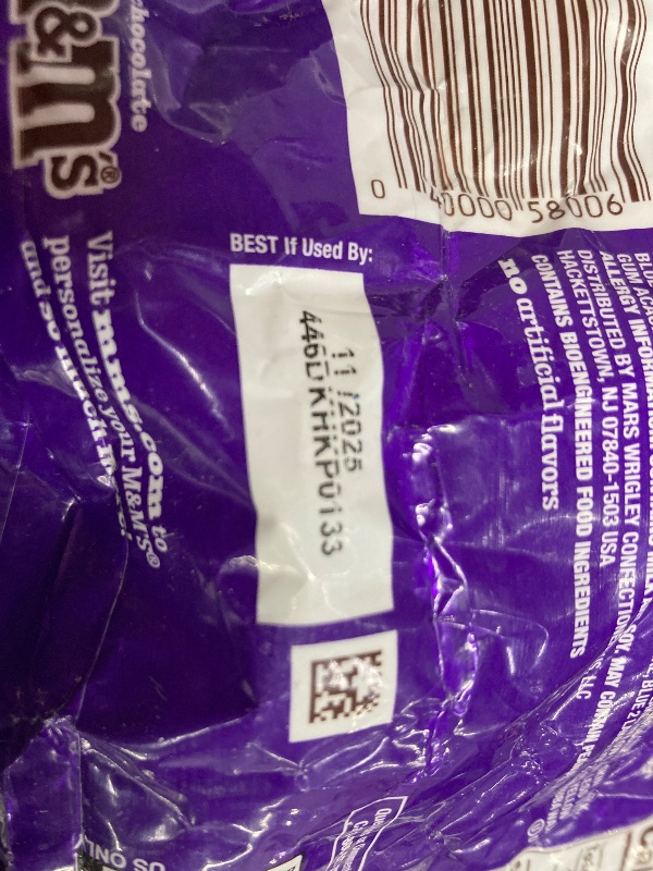 Photo 1 of ***5 BAGS INCLUDED***M&M'S Dark Chocolate Candy, Family Size Bulk Candy Chocolate, 18 oz Resealable Bulk Dark Bag***5 BAGS INCLUDED***