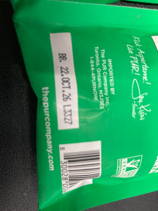 Photo 1 of ***2 PACKS INCLUDED***PUR Gum | Aspartame Free Chewing Gum | 100% Xylitol | Natural Spearmint Flavored Gum, 55 Pieces (Pack of 1)***2 PACKS INCLUDED*