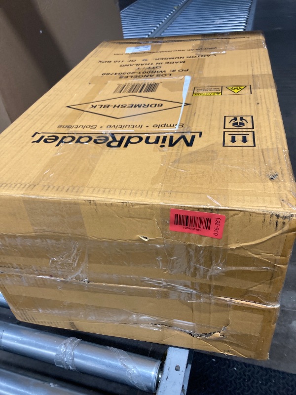 Photo 1 of ***MISSING WHEELS***Mind Reader Multipurpose Rolling Cart with Drawers, Office Storage Organizer, Utility Cart, Metal Mesh, Black***MISSING WHEELS***