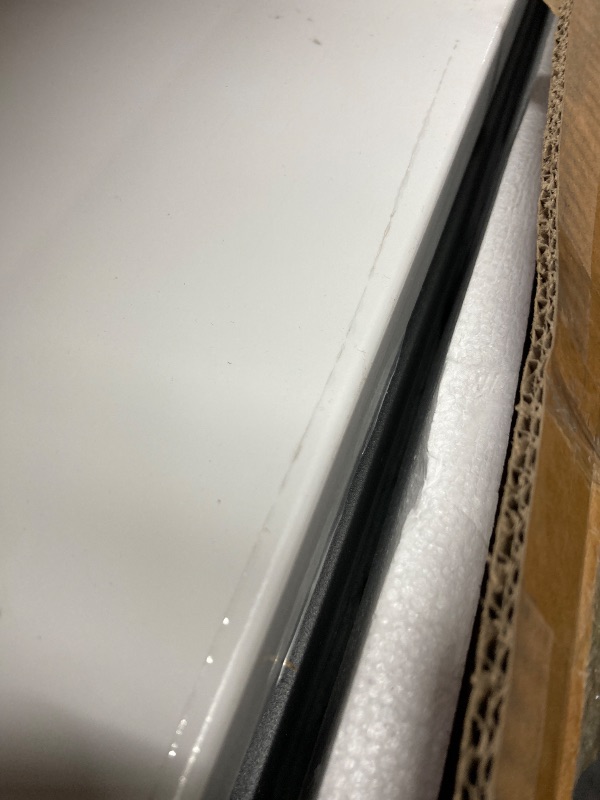 Photo 1 of *** WHITE TABLETOP***TABLETOP HAS LONG SCRATCH AS PER PICTURES***LTTROMAT Modern 7 Piece Dining Room Sets for 6, Faux Marble Dining Room Sets, PU Leather Chair, Dining Room, Apartment,*** WHITE TABLETOP***TABLETOP HAS LONG SCRATCH AS PER PICTURES***