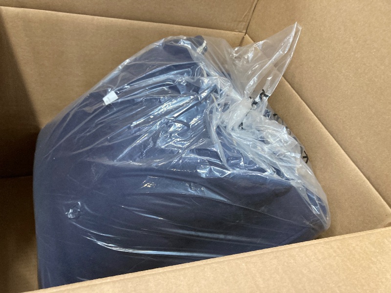 Photo 1 of ***CUSHIONS ONLY***NO CHAIR***Modway Sojourn Wicker Rattan Outdoor Patio Sunbrella Fabric Dining Chair in Canvas Navy***CUSHIONS ONLY***NO CHAIR***