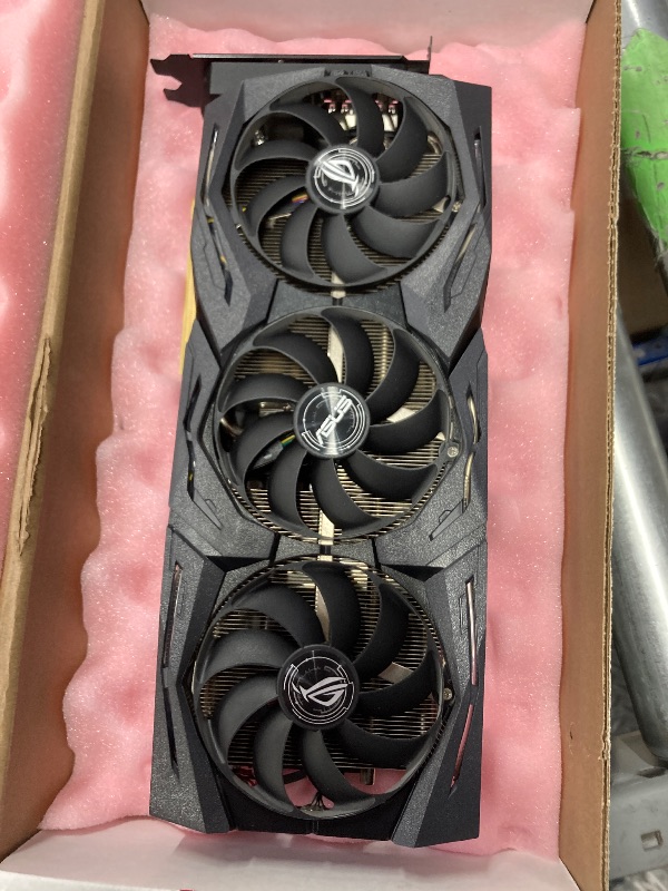 Photo 2 of ASUS ROG Strix GeForce RTX 2080TI Overclocked 11G GDDR6 HDMI DP 1.4 USB Type-C Gaming Graphics Card (ROG-STRIX-RTX-2080TI-O11G) (Renewed)
