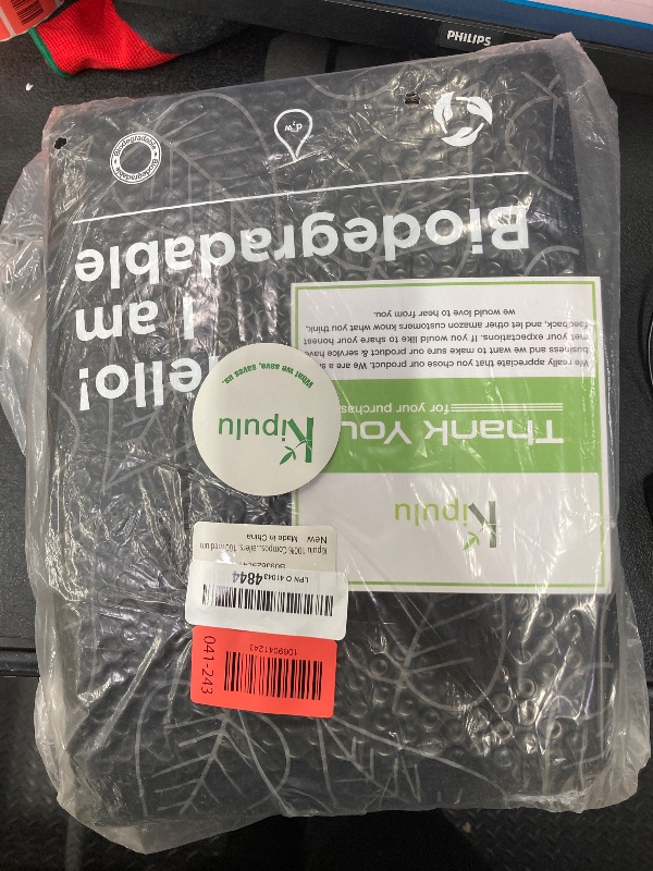 Photo 1 of 100% Compostable & Biodegradable Clear Poly Bags – Kipulu™ Eco Friendly Solution to Reduce Waste (11 x 15-100 unit)