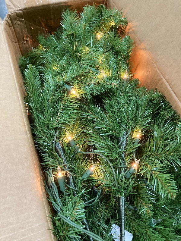 Photo 1 of ***tHE MODEL MAY VARY***  ***Factory seal***

National Tree Company 6.5 ft Unlit Dunhill Fir Full Artificial Christmas Tree, 1,838 Tips, Includes Stand, Green