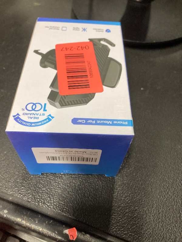 Photo 1 of
***Factory sealed***
FBB Phone Mount for Car, Air Vent Car Phone Holder with Metal Hook, One-Handed Operation 360° Rotation Cradle Compatible with 4-7 inch iPhone Samsung and Other Smartphones