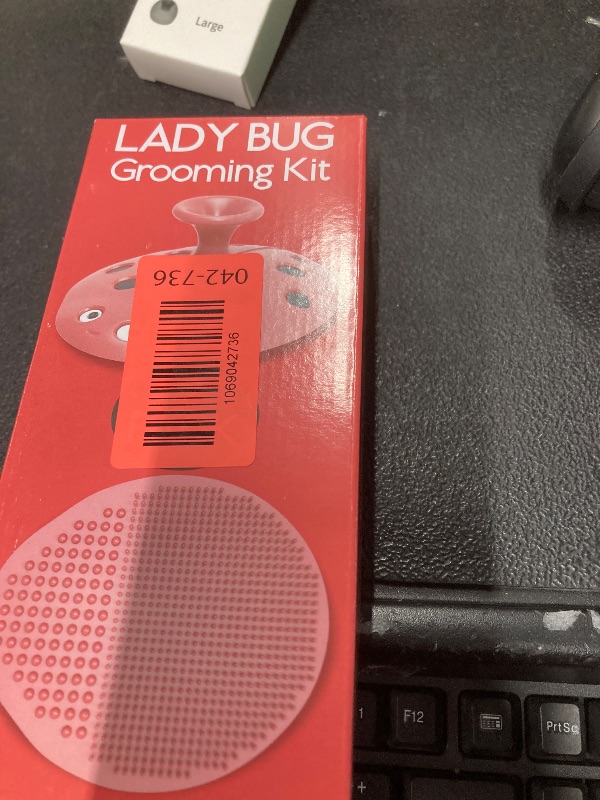 Photo 1 of ***Factory seal***
SplashEZ Cradle Cap Brush for Babies | Soothing Newborn Head Massager | Food-Grade Soft Silicone Baby Bath Brush & Scalp Scrubber | Infant Cradle Cap Comb - Organic Shape & Ladybug Design, 2-Pack