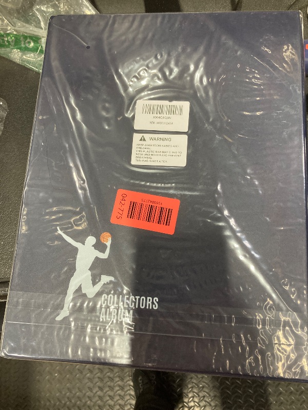 Photo 1 of 1 Dark Blue 9-Pocket Card Album - 20-Page 360-Card Capacity, Side-Loading Portable Card Binder for Sports Trading Cards (Baseball, Basketball, Football), Secure Snap Closure