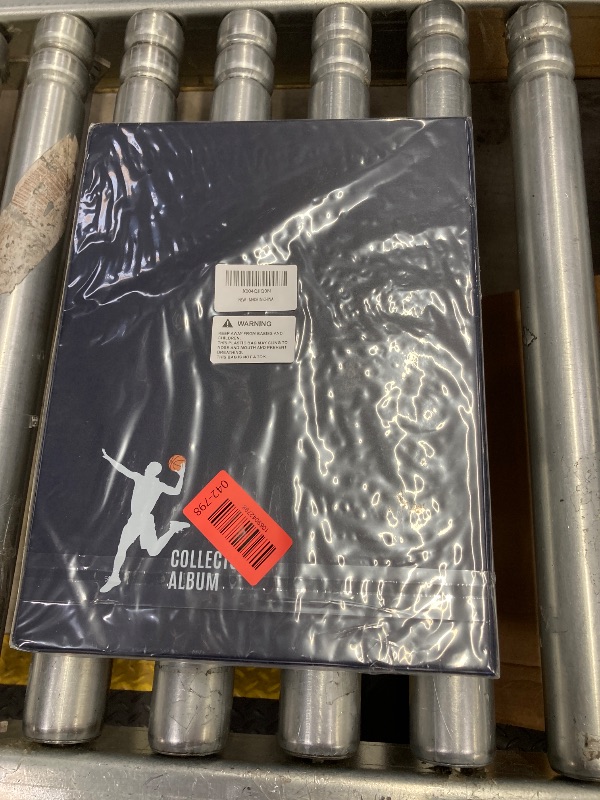 Photo 1 of 1 Dark Blue 9-Pocket Card Album - 20-Page 360-Card Capacity, Side-Loading Portable Card Binder for Sports Trading Cards (Baseball, Basketball, Football), Secure Snap Closure