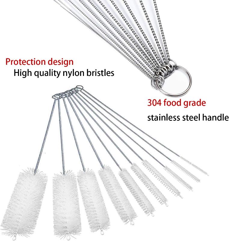 Photo 1 of 
Long Straw Brush, Nylon Pipe Tube Cleaner 8