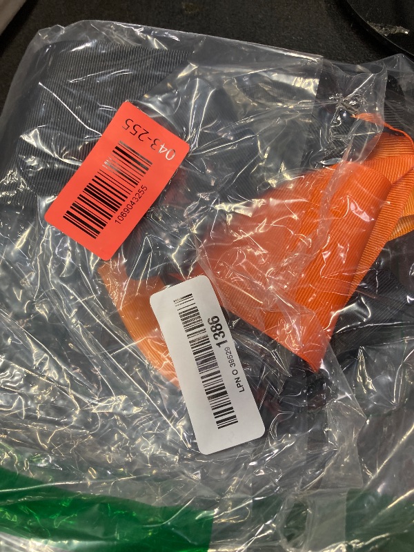 Photo 1 of Packs Jumbo Cheerleading Bow 8 Inch Large Cheer Hair Bows with Ponytail Holder for Teen Girls Softball Outfit Uniform(Orange and Black)