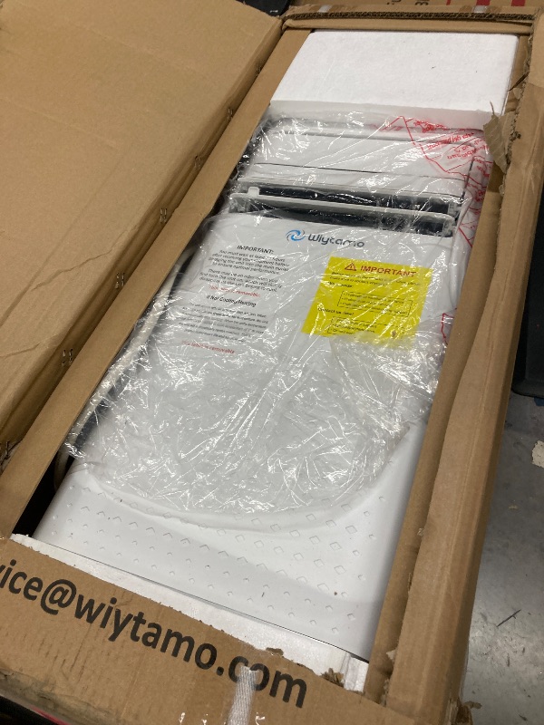 Photo 1 of 10,000 BTU Portable Air Conditioners for 450 Sq.Ft, 4-in-1 Room Air Conditioner with Cooling, Heating, Dehumidifier, Fan, Remote, Sleep Mode, Child Lock, 24H Timer, Self-Evaporating Portable AC Unit