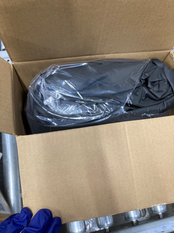 Photo 1 of **reference8**FLYMEI Outboard Motor Cover Fit 100-150 HP Motor, Full Boat Motor Cover Waterproof 600D Heavy Duty Oxford Fabric with PU Coating, Windproof Outboard Engine Hood Covers with Zipper, Universal, Black