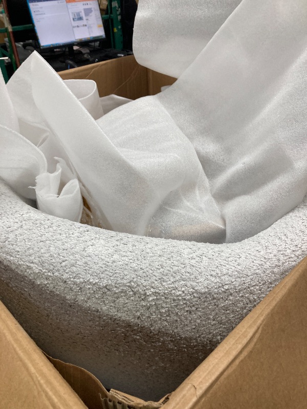 Photo 1 of *** only one**KISLOT Swivel Accent Chair Round Barrel Armchair Upholstered Performance Fabric for Living Room Bedroom Waitingroom