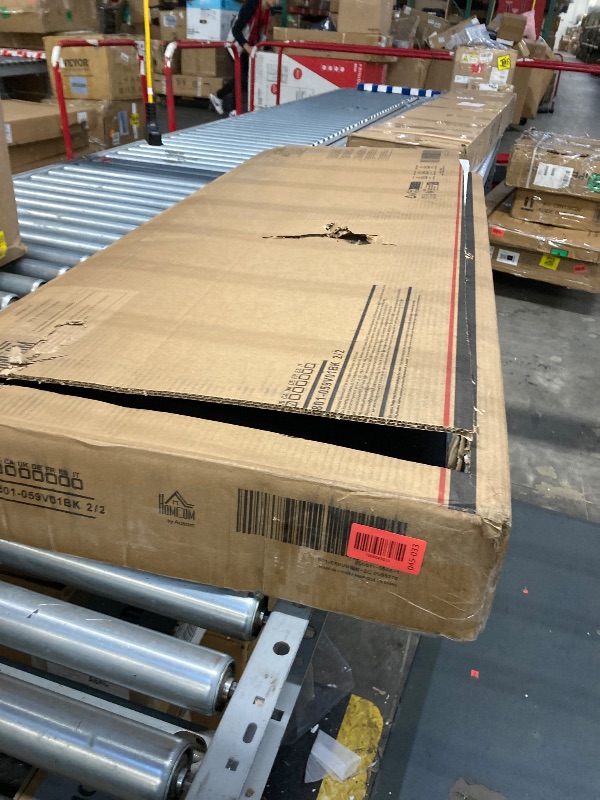 Photo 1 of ***reference***HOMCOM Kitchen Island on Wheels, Rolling Kitchen Cart with Stainless Steel Countertop, Drawer, Towel Rack and Spice Rack, Utility Storage Trolley, Black