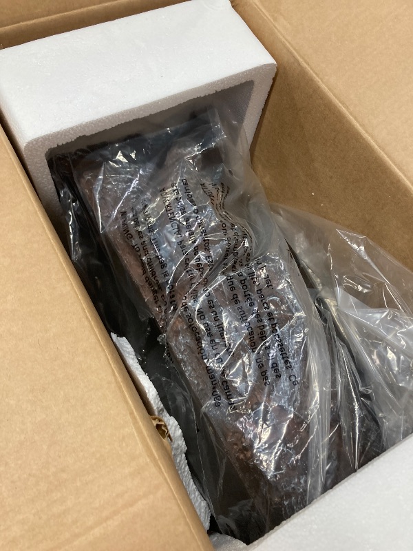 Photo 1 of **STAND HAS CRACKED LEG-SEE PICS***Electric Fireplace Logs Inserts Heater with Infrared Remote Controller 5 Flame Brightness 24 H Timer Overheating Protection for Home and Office Decor Black