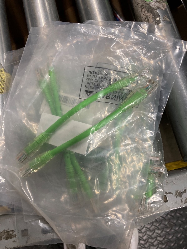 Photo 1 of 0.5 Foot Cat6 Patch Cables 2 Pack, Solid Pure Copper Patch Cord, Cat 6 Ethernet Cable, UTP Network, High Speed RJ45 Internet Cable, Compatible for PC, PS4/5, Xbox, Routers, Switches, Servers - Green