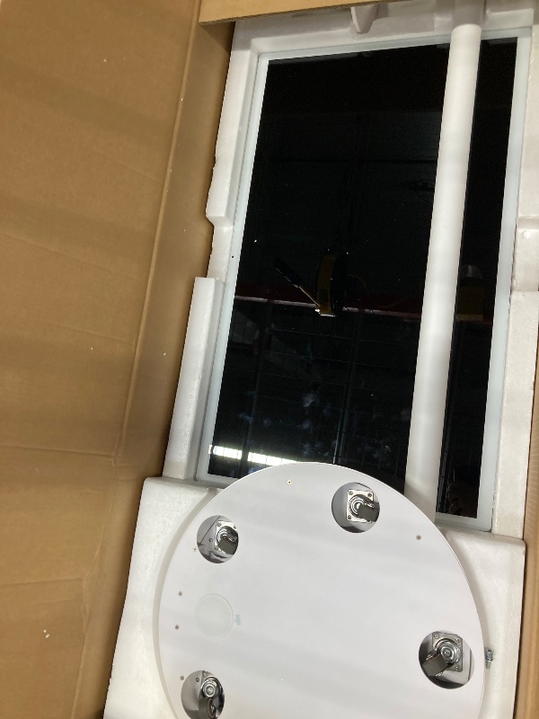 Photo 1 of ** PARTS ONLY** QGKPL 32-Inch Portable Touch-Screen-Monitor | 6G RAM+128G | 1080p Portable TV on Wheels | Android OS | 360° Swivel Rotation | Voice Remote Control | 60Hz Refresh Rate