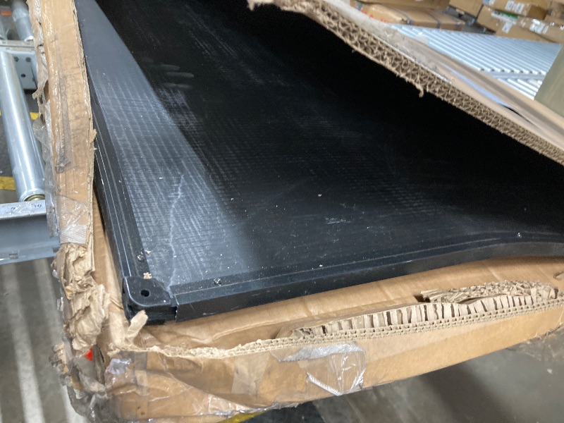 Photo 1 of **SLIGHTLY DENTED**Board2by Extra Large Cork Bulletin Board 60" X 48", Black Aluminum Framed 5'x4' Corkboard for Wall, Wall Mounted Notice Pin Board with 18 Push Pins for School, Home & Office