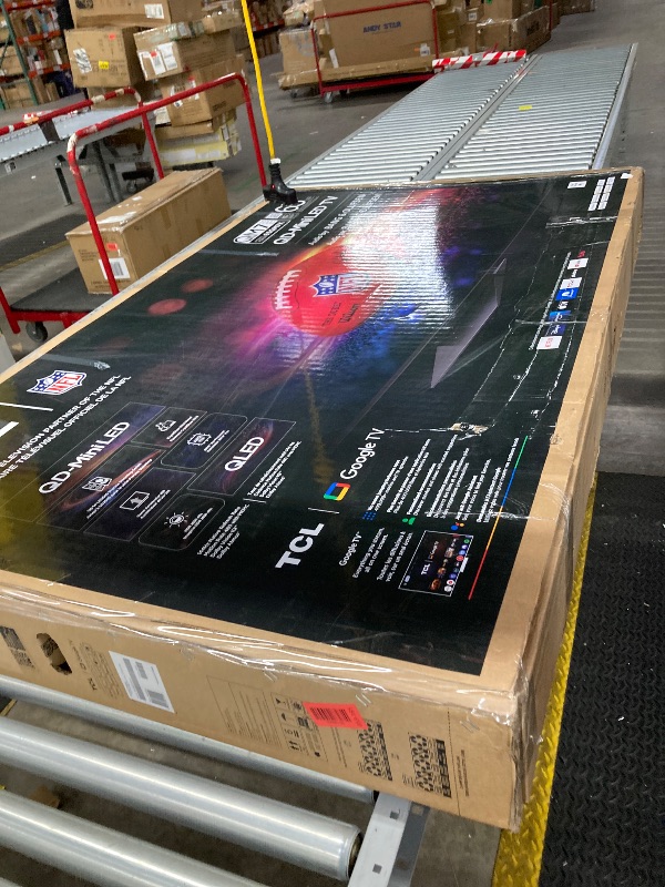 Photo 1 of ** PARTS ONLY ** TCL 65 Inch Class QM7K Series | Mini LED QLED 4K HDR | 65QM7K, 2025 Model | 120HZ-144HZ Anti Reflective Screen Smart Google TV Dolby Atmos Onkyo Audio | Voice Remote Alexa Gaming Streaming Television
