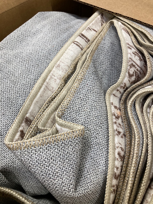 Photo 2 of Toyoso 9x12 Area Rug Living Room Rugs - Washable Large Soft Neutral Boho Moroccan Bohemian Farmhouse Rug Indoor Floor Carpet for Bedroom Under Dining Table Home Office Decor - Cream Brown