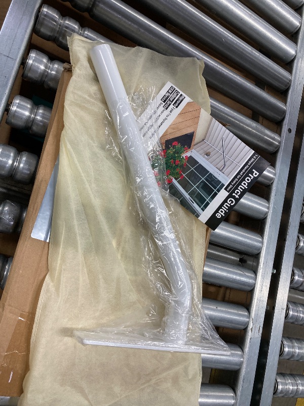 Photo 1 of ***HARDWARE MISSING***16 Inch Stainless Steel 1-3 Step Handrail, ZUEXT Oil Rubbed White Wall Mount Hand Rail, Elderly Handicap Safety Grab Bar for Outdoor Garage Entry Steps Stair Interior Exterior Stairway - 1.25" Tube***HARDWARE MISSING**