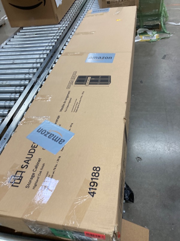 Photo 1 of Sauder Select Storage Cabinet, Pantry Cabinet Kitchen Storage with Adjustable Shelves, Bathroom Storage Cabinet, in Highland Oak