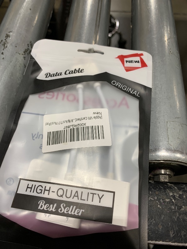 Photo 1 of [Apple MFi Certified] Dual 2in1 Lightning Headphone Audio & Charger Adapter Splitter for iPad,2 Pack iPhone Headphone Adapter for iPhone 14/13/ 12/11/ XS/XS Max/XR/X/ 8/8plus/7/7 Plus/iPad