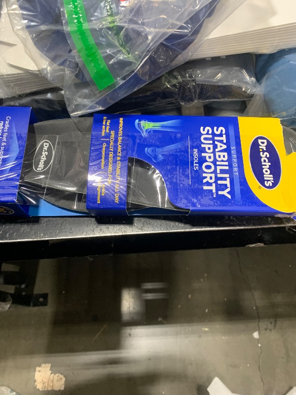 Photo 1 of ?Dr. Scholl's Stability Support Insoles, Flat Feet & Overpronation Low Arch Support, Improves Balance & Stability, Motion Control, Trim Inserts to Fit Shoes, Women's Size 6-10