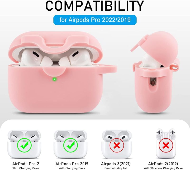 Photo 1 of  Secure Lock Case for Airpods Pro 2 Case with Cute
