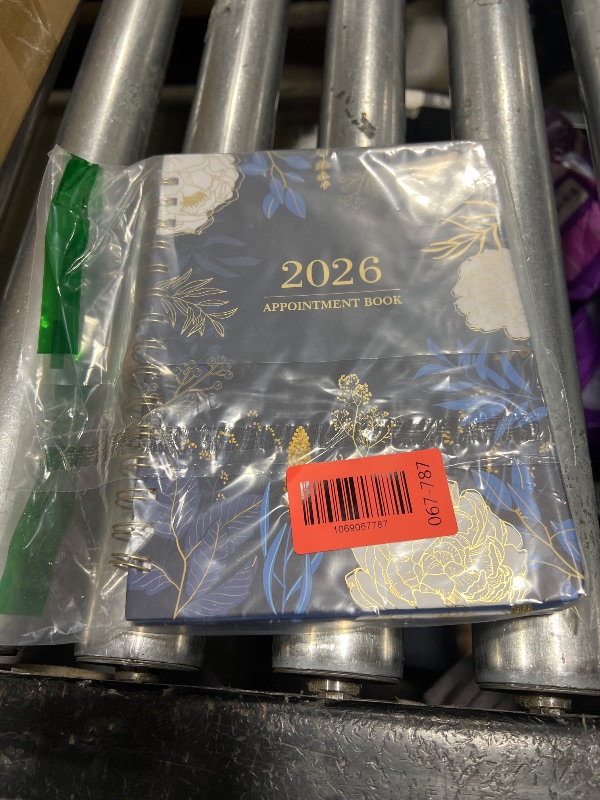 Photo 1 of 2026 Appointment Book - 2026 Planner, Daily Hourly Planner 2026, Jan 2026 - Dec 2026, Weekly & Monthly Planner, 6.3" x 8.5", Half Hour (30 Mins) Interval, Colorful Tabs, Thick Paper, Inner Pocket