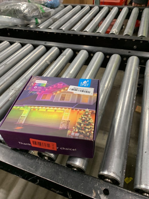 Photo 1 of 100ft Permanent Outdoor Lights for House, Christmas Lights Outdoor, RGB+IC IP67 Waterproof Smart LED Lights with App/Remote Control for Christmas, Thanksgiving, Halloween, Holiday Decor, Daily, Party