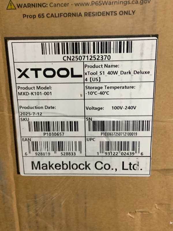 Photo 1 of xTool S1 40W Laser Cutter and Laser Engraver for Tumblers, 23.93" x 15.16" Bed Size, 600mm/s Speed, Laser Engraving Machine, Laser Engraver for Wood and Metal, Acrylic, Big Project - Rotary Bundle