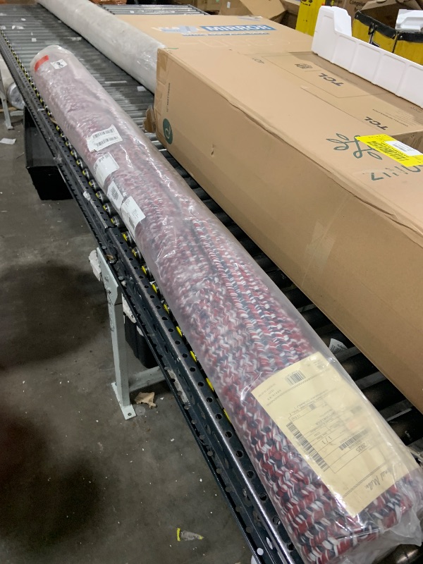 Photo 2 of Colonial Mills Siena Multi Braided Rug - Patriotic 7' Square