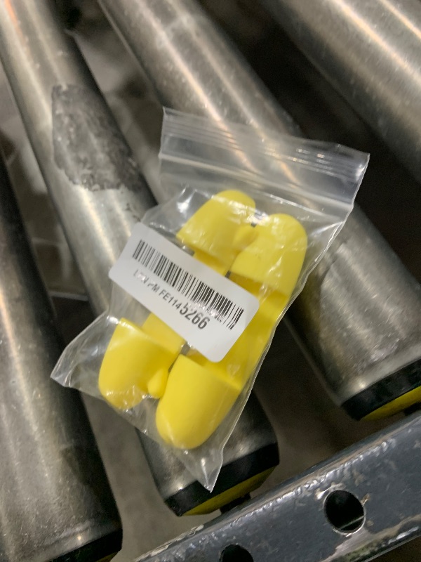 Photo 1 of 1 Pair Mini Silicone Finger Oven Mitts Heat Cold Dirty Hurt Resistant, Versatile Little Tool such as Pot Holders, Finger Food Tongs, Coffee Filter Separators Clips (Yellow)