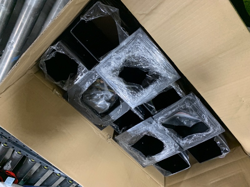 Photo 1 of (10 PCS) LADECH 4x4 Wood Fence Post Anchor Base, 2mm Thick Steel and Black Powder Coated,Come with Wood Screws and Concrete Anchors