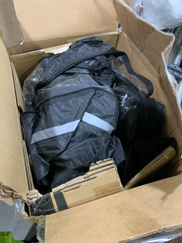 Photo 1 of 10L0L 4 Passenger Golf Cart Driving Enclosure for Club Car Precedent with Short Roof Up to 57", 4-Sided Clear Window 600D Rain Cover All Weather Windproof Waterproof-Black